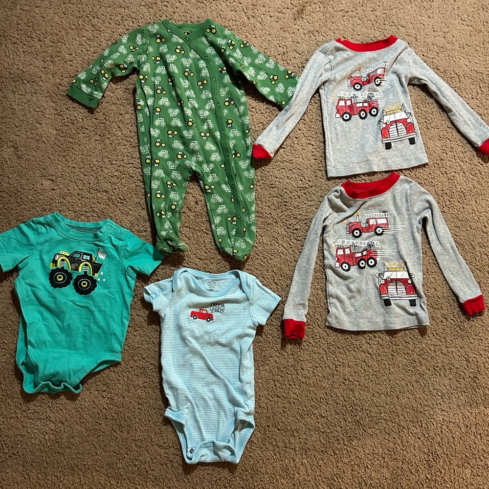 Baby car clothing bundle
